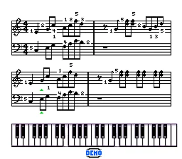 Miracle Piano Teaching System, The (USA) screen shot game playing